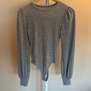 Hollister Gray Knit Sweater